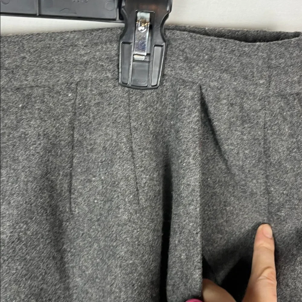Vintage J. G. Hook Wool Midi Length Gray Skirt